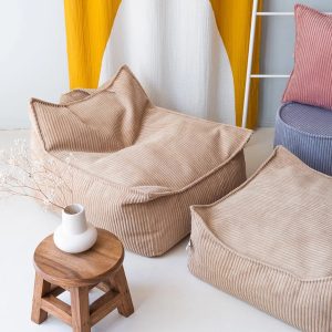 Alternative view of Wigiwama | Square Ottoman Brown Sugar