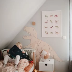 Alternative view of Mushie | Poster Dinosaurs Large