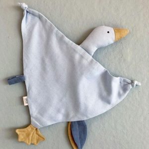 Alternative view of Saga Copenhagen | Knuffeldoekje Goose Ice Blue
